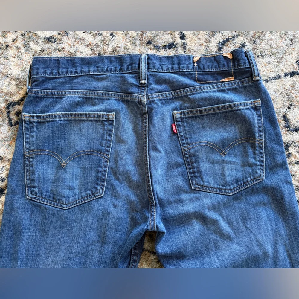 Levi’s 513 Slim Straight Jeans Men’s 36x32 Medium Wash Denim
